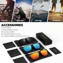 KALIYADI Polarized Sunglasses for Men, Lightweight Sun Glasses with UV Protection for Driving Fishing Golf