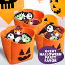 ArtCreativity Halloween Spit Bubble Squeeze Toys - Set of 12 Squeeze Toys - Squishy Stress Toys That Blow Bubbles When Squeezed - Non-Candy Goodie Bag Stuffers for Kids