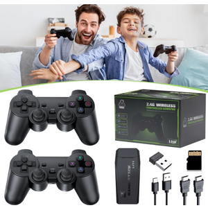 Games Retro Gaming Console,2025 Home Game Console Wireless Double Handle PSP Arcade Double TV Game Console Plug and Play Video Game Stick, HDMI Output TV