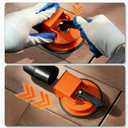 Floor Gap Fixer Tool, Carbon Steel Suction Cup Laminate Flooring Repair Tool for Wood/Vinyl Planks, Adjustable Height Seam Closer for 4.5+ Inch Wide Floors, Close Unsightly Seams