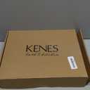 KENES Bathroom Faucets for Sink 3 Hole, Brushed Nickel 2 Handle 8 Inch Widespread Bathroom Faucet, Bathroom Vanity Faucet with Pop Up Drain & Supply Lines, LJ-9075