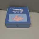 CNAOA Washable Pee Pads for Dogs 2 Pack 24x24 in - 5 Layer Reusable Puppy Pads, Super Absorbent, Waterproof, Leak Proof Non-Slip Training and Whelping Pet Pee Pads for Crate, Playpen, Potty