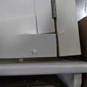 42.7 Storage Bench w/4 Doors and Adjustable Shelves, Shoe Bench w/Removable Cushion & Seating for Entryway Living Room Hallway Bedroom, White