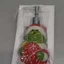 Christmas soap Dispenser, Refillable Ceramic Liquid Hand Soap Bottle with Pump Christmas Hand Soaps Dispenser for Home WindowsillLiving Room Decoration 