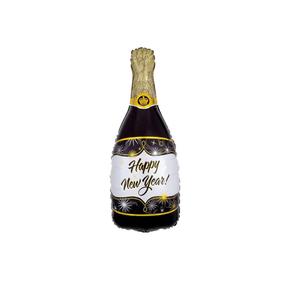 Happy New Year! Champagne Bottle 36" Foil Party Balloon , 2026 balloons