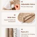 Unnivoll Baby Swaddles for Newborns with Zipper, 100% Cotton Newborn Swaddle Sack, 3 Pack Baby Swaddles 0-3 Months Swaddle Sleep Sack for Newborn Baby Boy Girl Brown Sun