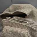 OIAHOMY 4 Pack Storage Baskets for Organizing, Cube Storage Bins for Shelves, Rectangle Storage Baskets With Handles, Woven Baskets for Storage, 16''Lx12''Wx8''H, Brown