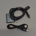 Warrky HDMI Splitter 4K, Display Mirror Same Screen Only (Not Extend Screen), HDMI Splitter 1 in 2 Out [USB-C Powered, Metal Shell, 3.3 Ft Braided Cable], 1x2 for Dual Monitors, Grey-4K UHD