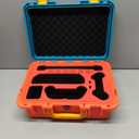 Travel Carrying Case for Nintendo Switch 2 & Accessories, All in One Protective Case, Hard Shell Cases with 12 Game Cards Slots, Waterproof Storage Organizer Box for Dock, Pro Controller-Red&Blue