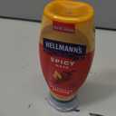 Hellmann's Spicy Mayonnaise Dressing Squeeze Bottle For a Rich, Creamy Condiment Made with Real Chili Peppers 11.5 oz, No BB Date
