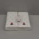 WDF 100Pack Green Christmas Napkins Disposable - 3ply Christmas Tree Paper Napkins, Premium Quality Green Holiday Napkin, Party Dinner for Tableware Decor