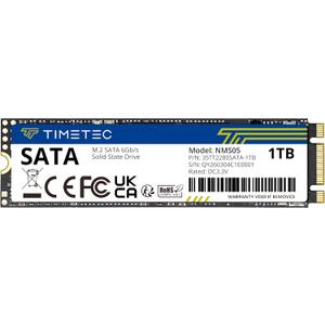 Timetec 1TB SSD 3D NAND SATA III 6Gb/s M.2 2280 NGFF 512TBW Read Speed Up to 550MB/s SLC Cache Performance Boost Internal Solid State Drive for PC Computer Laptop and Desktop (1TB)
