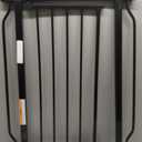Narrow Walk Through Baby Gate 24.02-29.13 Inch Wide Auto Close Tension Black Metal Child Pet Indoor Safety Gates Pressure Mounted for Stairs& Doorways (24.02"-29.13"/61-74CM, Black)