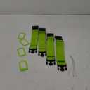 8 Pack Luggage Straps and Tags Set - 4 Straps, 4 Tags, TSA Approved Suitcase Belt, Green