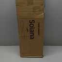 Retrospec Solana Yoga Mat 1" Thick With Nylon Strap For Men & Women - Non Slip Exercise Mat For Home Yoga, Pilates, Stretching, Floor & Fitness Workouts (Black)