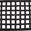 Allstar Performance ALL10285 Black 18" High x 24" Wide Rectangular Border Style Mount Ribbon Window Net
