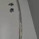 Curved Shower Curtain Rod, Adjustable 40-72 inches Extra Wide Curved Shower Rods for Bathroom, Rust proof Shower Rod, Premium Stainless Steel Curved Curtain Rod for Shower, Bathtub, Silver