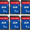 INDMEM SD Card 1GB, 10 Packs Class 4 1GB Flash Memory Card MLC Standard Secure Digital Cards Camera Card