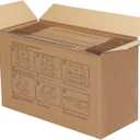 PHAREGE 10x7x3 inch Shipping Boxes Bulk 25 Pack Brown, Tab Lock Tuck Top Mailer Boxes for Packaging Small Business, Medium Cardboard Gift Boxes for Wrapping Mailing Present