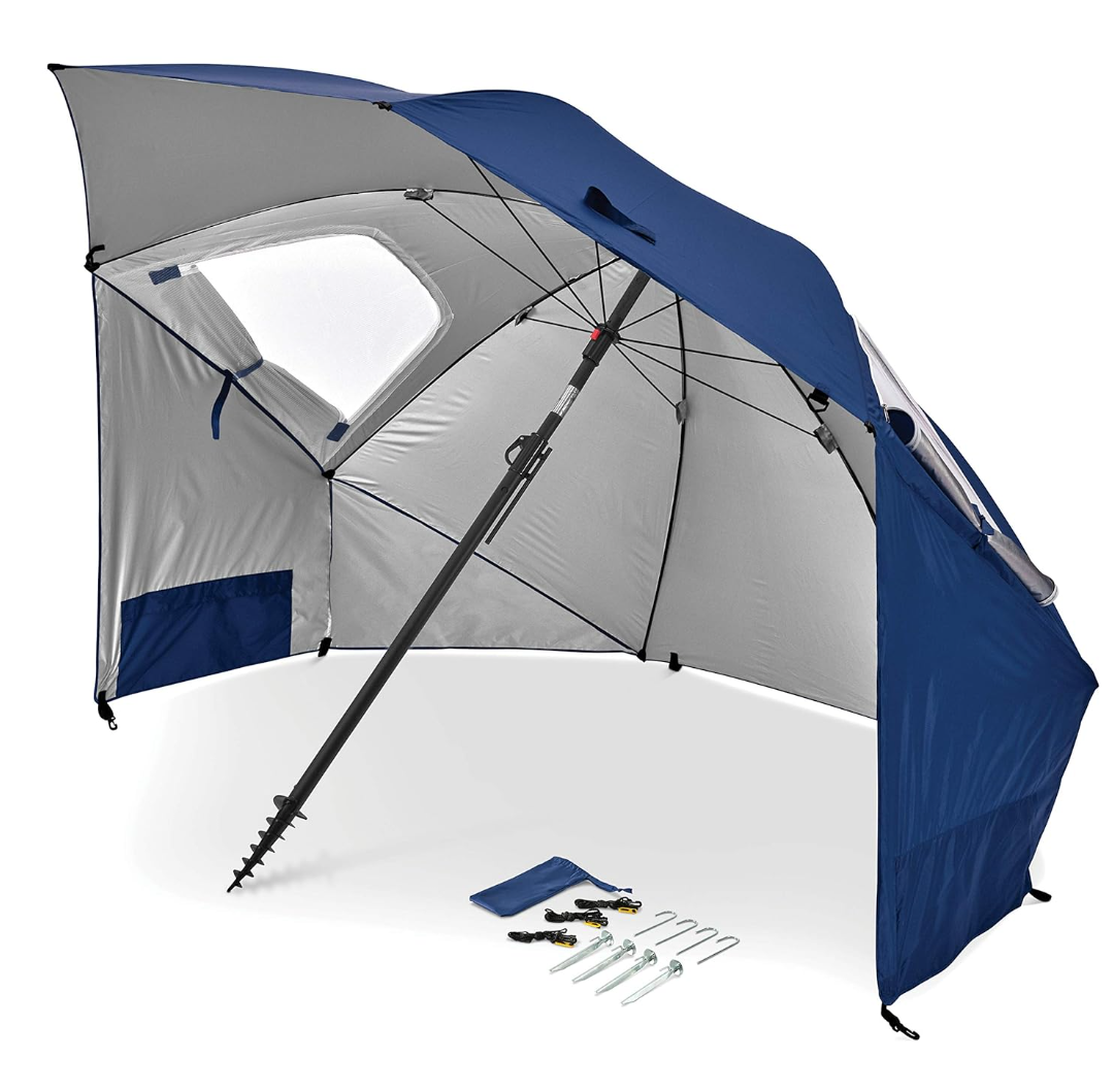 Sport-Brella Premiere XL UPF 50+ Umbrella Shelter for Sun and Rain Protection