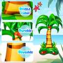 Libima 2 Pcs Inflatable Palm Trees 52 Inch Giant Blow up Palm Tree Hawaiian Party Decorations Tropical Trees for Kids Adults Hawaiian Luau Beach Summer Theme Party Decorations Photo Prop Decor