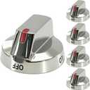 DG64-00473A Gas Stove Knob Compatible with Samsung Gas Stove,Replace for Samsung Gas Stove Model NX58H5600SS NX58F5700WS NX58H5650WS Replace for Stove DG64-00472A AP5917439 5PCS