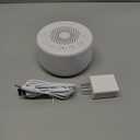 Sound Machine Easysleep White Noise Machine with 25 Soothing Sounds and Night Lights with Memory Function 32 Levels of Volume and 5 Sleep Timer Powered by AC or USB for Sleeping Relaxation (White)