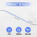 Wellgler's 6.42'' Gun Cleaning Swabs, Long Swabs,Microfiber Foam swabs,Multi-Purpose Foam Tip Swabs,Cleaning Swabs for Electronics,Gun,Printer,PCB,Car Vent,KM740(Blue 100pcs)