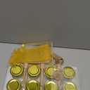 Ahhute Honey Jar, Mini Honey Jars with Dipper, Glass Honey Pot Baby Shower Favors, Party Favors & Wedding Favors, Hexagon Honey Container with Lid, Bee Charms, Fabric Ribbons and Bags, 20 Pack 1.5oz