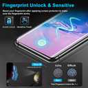 3 Pack Galaxy S10 Plus Screen Protector, 9H Tempered Glass, Ultrasonic Fingerprint Support, 3D Curved,HD Clear Scratch Resistant for Samsung S10 Plus Glass Screen Protector