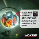 Jackson Safety PL280 Pipeline Welding Helmet - Shade 10 Flip Front Welding Hood - ANSI Z87.1 - Made in USA (Multiple Headgear Styles and Colors)