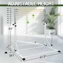 86 York Gymnastics Bar for Kids Ages 3-20, 5FT Base Length, 42" to 63" Adjustable Height, Horizontal Bar, Kip Bar for Gymnast, Gymnastic Training Equipment for Home, Gym Center