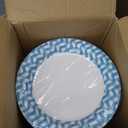 Ginkgo Paper Plates 10 inch Bulk 300 Count, Thickened Disposable Plates Large Heavy Duty Dinner Paper Plates for Holiday, Party, Picnic and Everyday Use