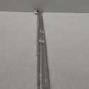 Kenney Nicholas Twist & Fit No Tools Tension Curtain Rod, 48 to 84 Inches, Brushed Nickel Silver Extendable, Easy Install