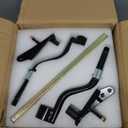 SUNQIAO Dirt Bike Training Wheels, Adjustable Pit Bike Training Wheels for XR50 CRF50 CRF70 PW50 TTR50 Kid Bikes, Fit for most of Chinese Dirt Bikes