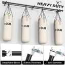 Double Curtain Rod, 1 Inch Black Extra Long Dual Curtain Rods 72 to 144 Inch with Aluminium Modern End Cap Finial, Adjustable Heavy Duty Window Treatment Rods, Telescopic Metal Double Drapery Pole Set