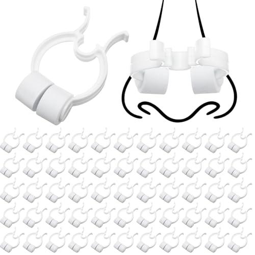 Frienda Professional Nose Stop Clips Plastic Foam Nosebleed Stopper Clips for Adults Accidental Emergency Condition Swimming(16 Pcs,White,Standard Size)