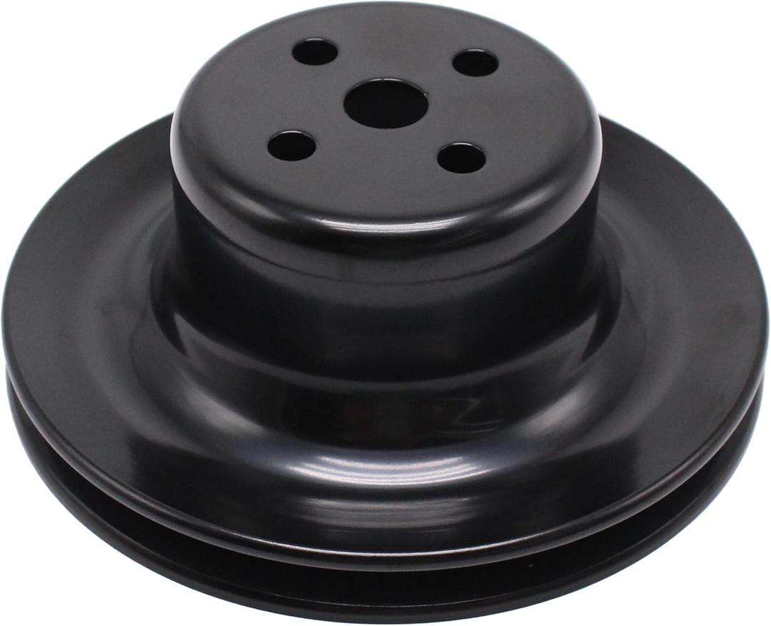 1 Groove Black Steel Water Pump Pulley Single Fits For Ford 260 289 302 351W 1965-1969 V8