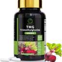 2 x TMG Supplements - Trimethylglycine Capsules, Betaine Anhydrous 600mg, with Vitamin B6, VitaminB12 & Ginkgo, Supports Liver Wellness & Cognitive, Non-GMO, Vegan, 120 Counts