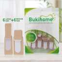Bukihome Up-Grade Hammer Toe Straighteners for Bent Toes, 12 Pack Toe Splints, Toe Corrector, Toe Wraps for Curled Toes, Crooked Toes and Hammer Toes6 Large Size & 6 Middle Size
