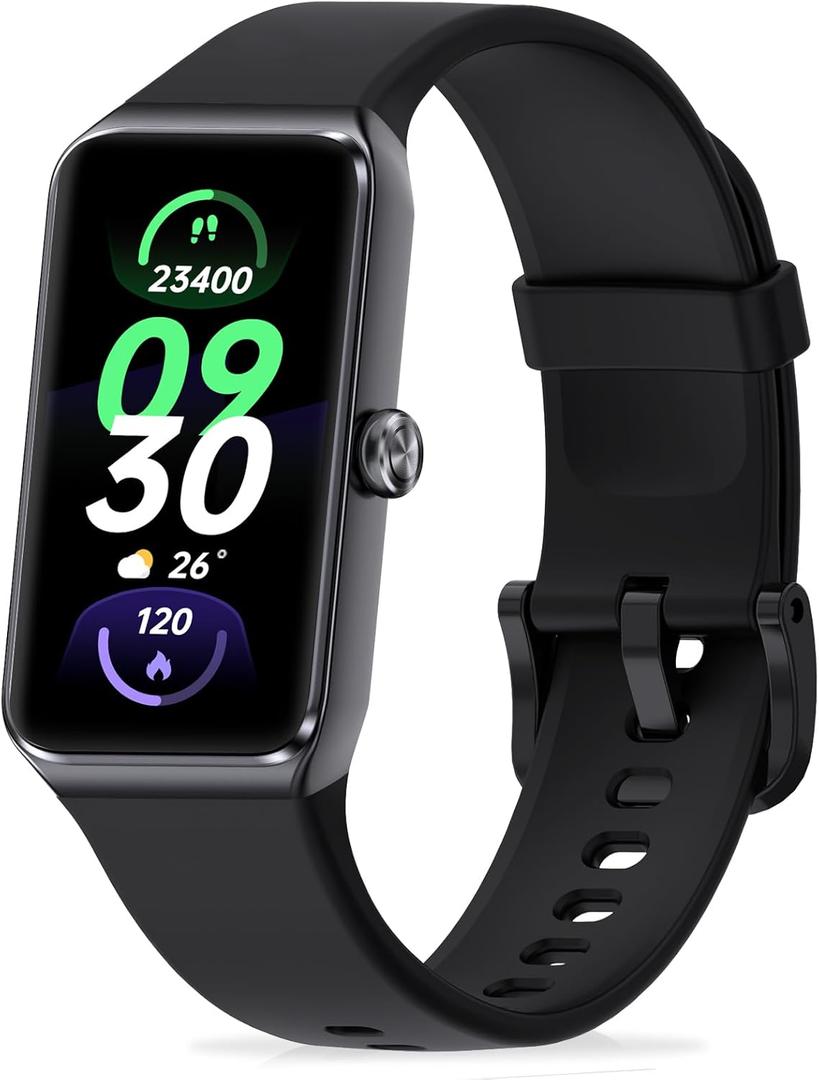 Fitness Tracker, Activity Trackers with 24/7 Heart Rate Blood Pressure Blood Oxygen Sleep Monitor, Step Counter Watch for Women, Calorie Pedometer for Men