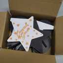 2026 Graduation Decorations, 5Pcs Black Gold White Wooden Table Centerpieces Decor Include Grad Cap Diploma Star Supplies Medal Sign, of Congrats Graduation Day Class Party Decoration.