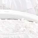 Lush Decor Kemmy Quilt Set, 3 Piece Set Full/Queen, White - Ruffled Bedding Set - Queen Size Quilt Full - White Bedding - Coquette Decor