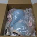 19.4" Modern Sky Blue Table Lamp Set of 2-Bedside Lamps for Nightstand, Bedroom Lamp for Living Room Desk End Table Office Guest Room Dresser