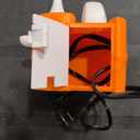 Electric Air Balloon Pump and Tying Tool in One, Balloon Pump Electric, Portable Dual Nozzle Balloon Pump Inflation for Party Decorations (Orange)