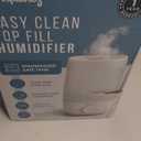 Fontaines Luxury Top-Fill Humidifiers for Bedroom, Cool Mist 360 Ultra-Fine Spray, Whisper-Quiet, Dishwasher-Safe Tank, Nightlight & Auto Shut-Off, Easy Clean Baby Nursery