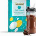 4 x THE VEGAN Protein Powder | Chocolate Plant Based Protein | Non-GMO Soy Isolate with Probiotics | Dairy-Free | Low FODMAP | Low Cholesterol | 40g (1.41 Ounce (Pack of 1))