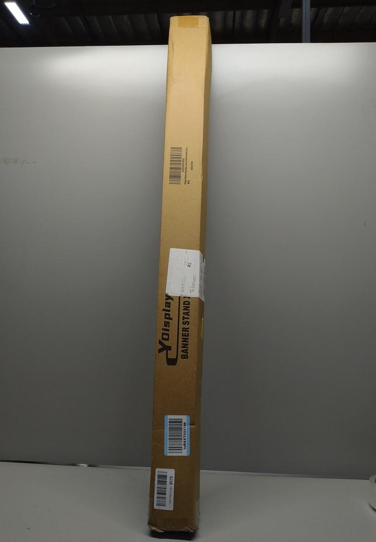 YDisplay X Banner Stand Adjustable Fit Banner Size from 23"X63" to 32"X78" Portable Oxford Bag for Trade Show Exhibition Market,2 Pack