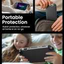 WEOTOO TPU Protective Case for Nintendo Switch 2 (2025), Ergonomic Anti-Slip Grip Cover, Shock-Absorbing Shell with Precise Cutouts, Full-Body Soft Case for Console and JoyCon - Clear Black