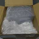 Nuogo 250 Pcs Square Clear Dessert Plates 3.6 Inch Appetizer Plates Disposable Square Party Trays Hard Mini Salad Tasting Sample Dish for Weddings, Parties, Banquet Dinner, Family Gatherings (Clear)